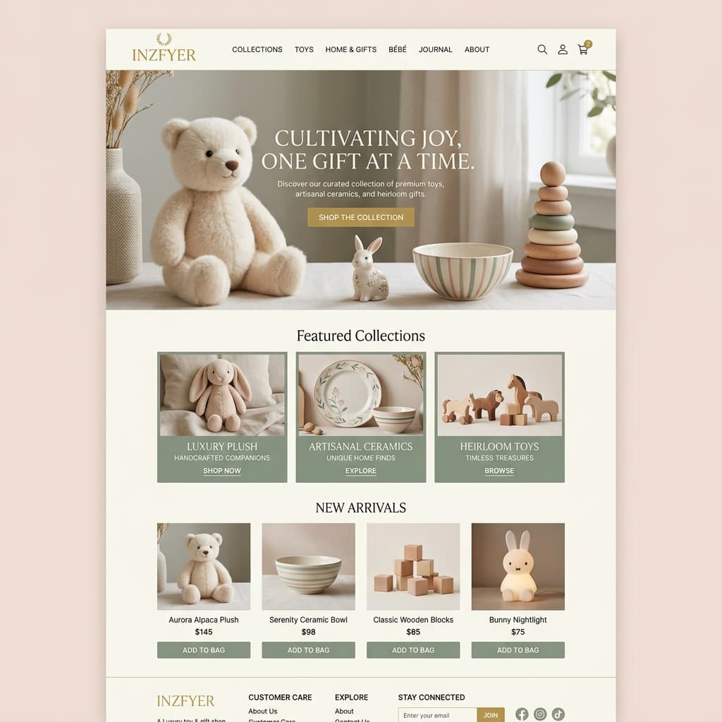 INZFYER boutique e-commerce platform by WISDO TECH