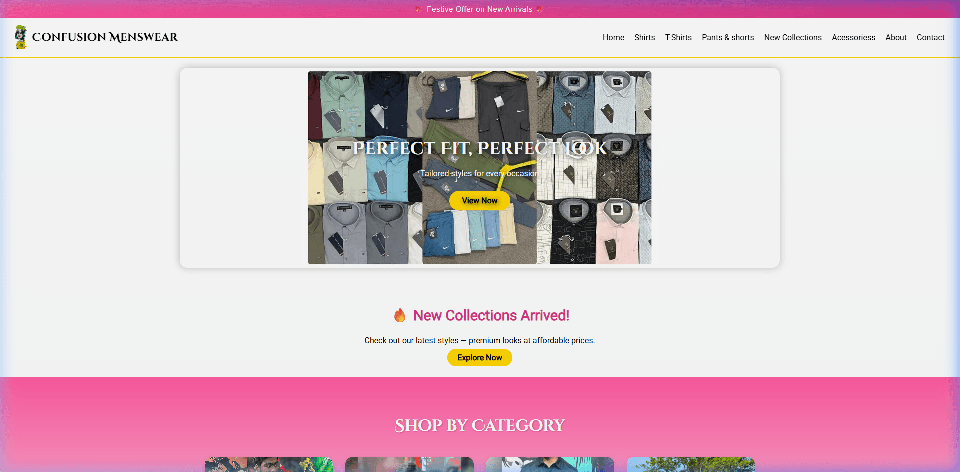 Confusion Clothing Screenshot